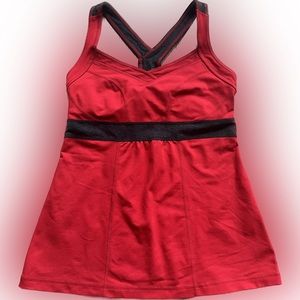 Zella tank top Women's Small, Racerback, Activewear, W/ Bra EUC